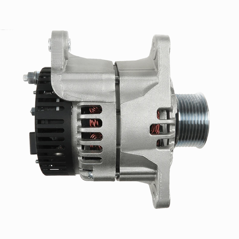 Alternator AAK5592, AAK5746, AAK5759, AAK5763, IA1224, 72740623, MG286, MG687 12V, 120A, 8PK, 61mm ISKRA / LETRIKA untuk CASE IH PUMA, MAXXUM, FORD TRANSIT, NEW HOLLAND TD, T7, T6, T5